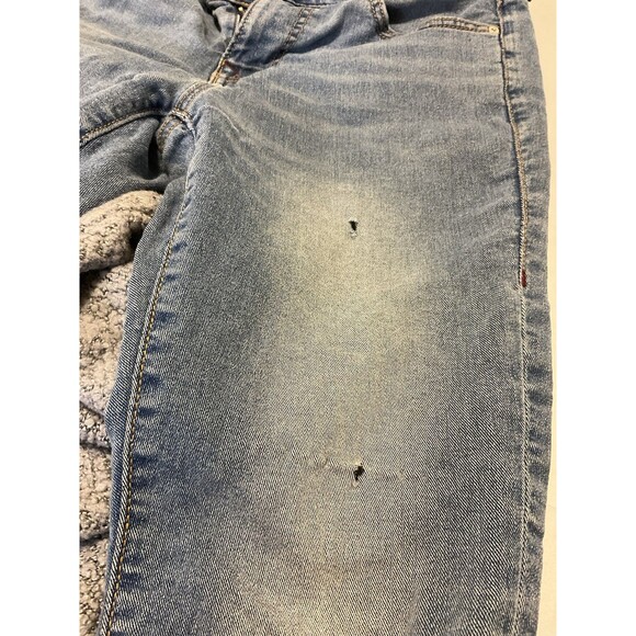 True Religion Jeans size 27 Mid rise Super Skinny Blue Wash Plus Top Gray Xs - Picture 4 of 11